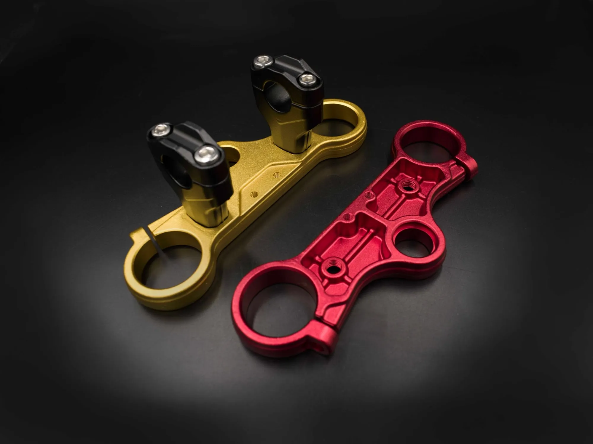 Forged Motorcycle Triple Clamp (EN-AW6061-T6 / EN-AW7075-T6 aluminum) – Aviaforge Motor Parts